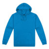 Mens Origin Hoodie in Aqua. 80% cotton, 20% recycled polyester.