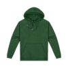 Mens Origin Hoodie in Bottle. 80% cotton, 20% recycled polyester.